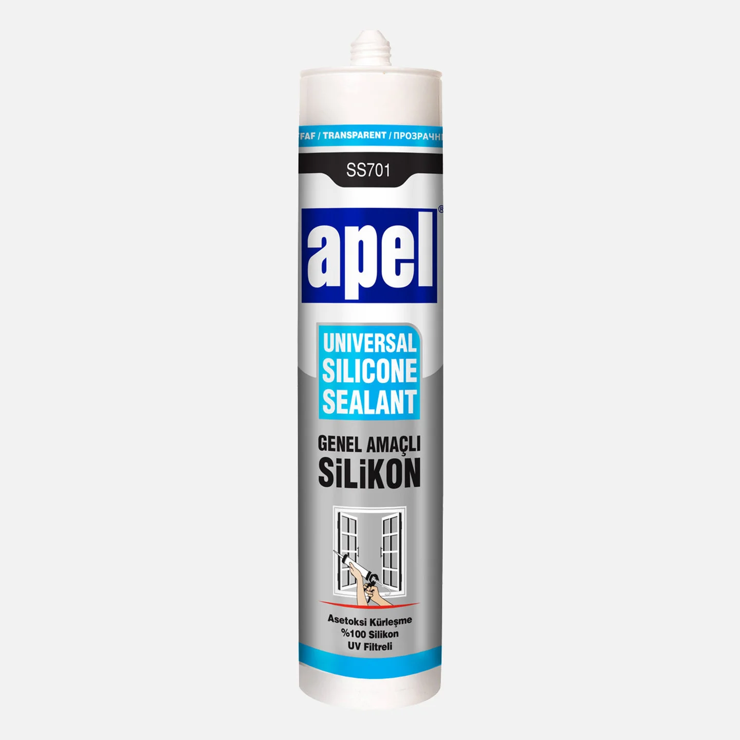 Apel SS701 Silikon Şeffaf 280g/250ml