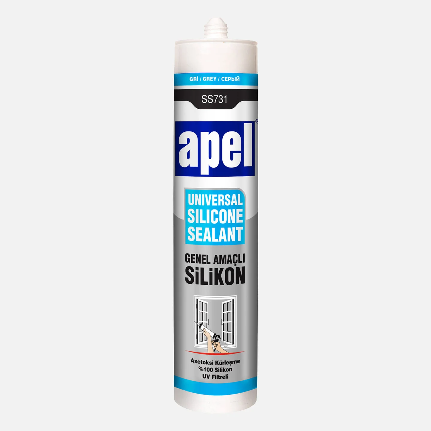 Apel SS711 Silikon Beyaz 280g/250ml