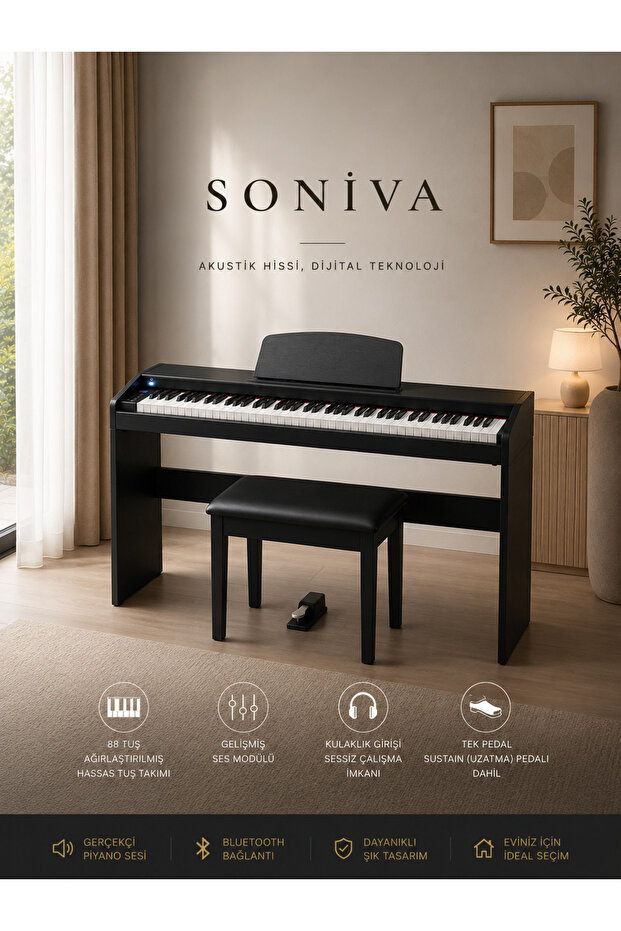 SONİVA Piyano Sn650 Model